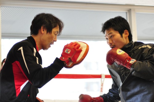 三浦が公開練習（ボクシングニュース）