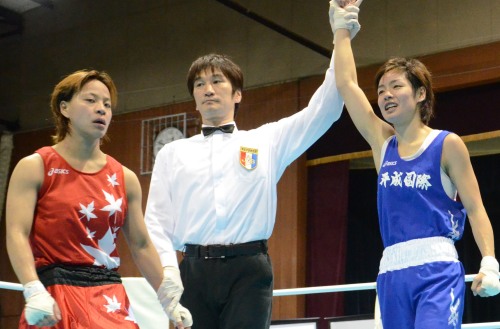 131223.全日女F.F.釘宮WP.新本.tm_01 全日本女子選手権、フライ級は釘宮が優勝(ボクシングニュース)