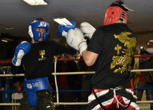 金子大樹が公開練習（ボクシングニュース）