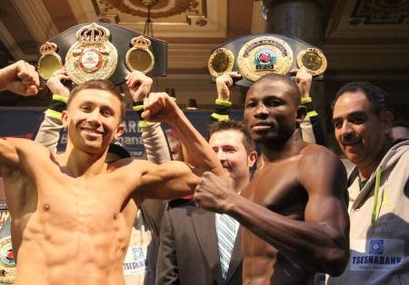 ゴロフキンvsアダマ計量（ボクシングニュース）