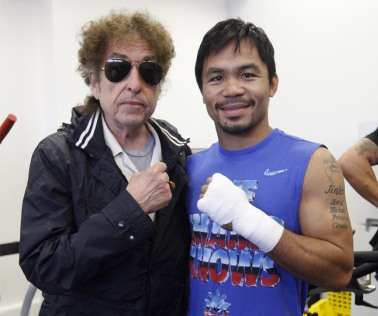 bobpac パッキャオがボブ・ディランと対面(ボクシングニュース)