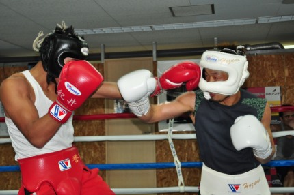 DSC_0822_01 長谷川、キャリア初の12ラウンド・スパー(ボクシングニュース)