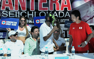 okada 岡田誠一がマスクマンと対戦(ボクシングニュース)