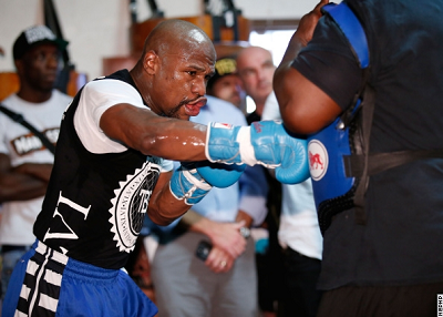 mayweather メイウェザー公開練習(ボクシングニュース)