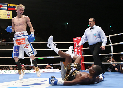 amagasa 天笠、リゴンドウからダウン奪うもTKO負け(ボクシングニュース)
