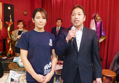 yoshikawa 好川奈々、激励会(ボクシングニュース)