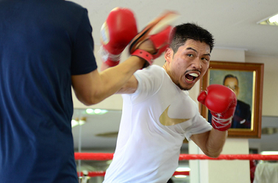 miura 三浦隆司が公開練習(ボクシングニュース)