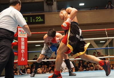 ebisu 胡朋宏が7回TKO勝ち(ボクシングニュース)