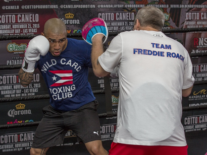 cotto ミゲール・コットが公開練習(ボクシングニュース)