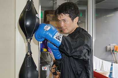 kimura ゲバラに挑戦の木村悠が公開練習(ボクシングニュース)