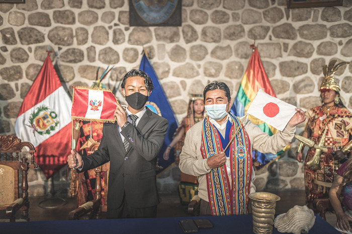 マチュピチュ村の観光親善大使に