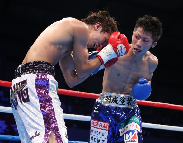 井上が4戦目で日本タイトル獲得、田口に3-0判定 – Boxing News