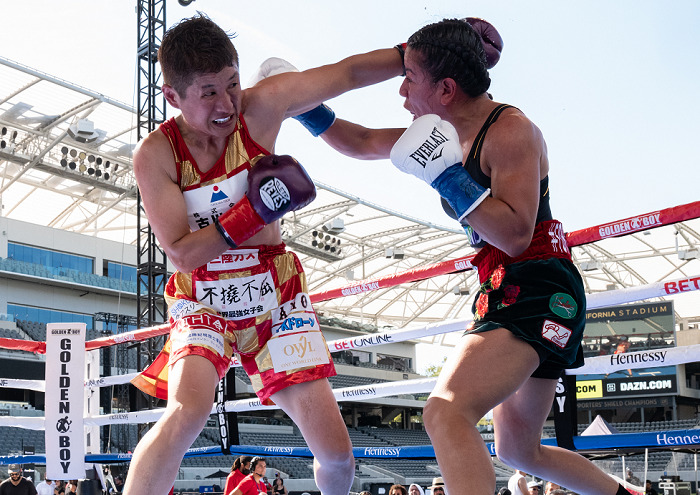 女子5階級制覇王者の藤岡奈穂子 米デビュー戦でwba女子フライ級v3 次はだれと戦うか Boxing News ボクシングニュース