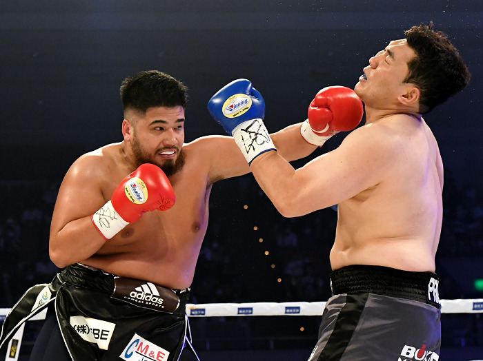 Tajima stops S. Korean Lee, wins Japan heavyweight title in his 2nd pro  fight, shortest in history | Boxing News（ボクシングニュース）