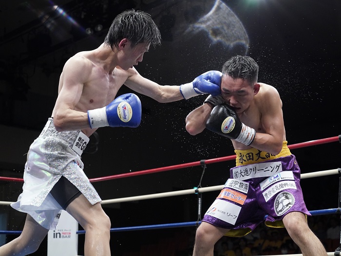 6戦目の野上翔がフライ級王座奪取 永田丈晶に2-0判定勝ち – Boxing